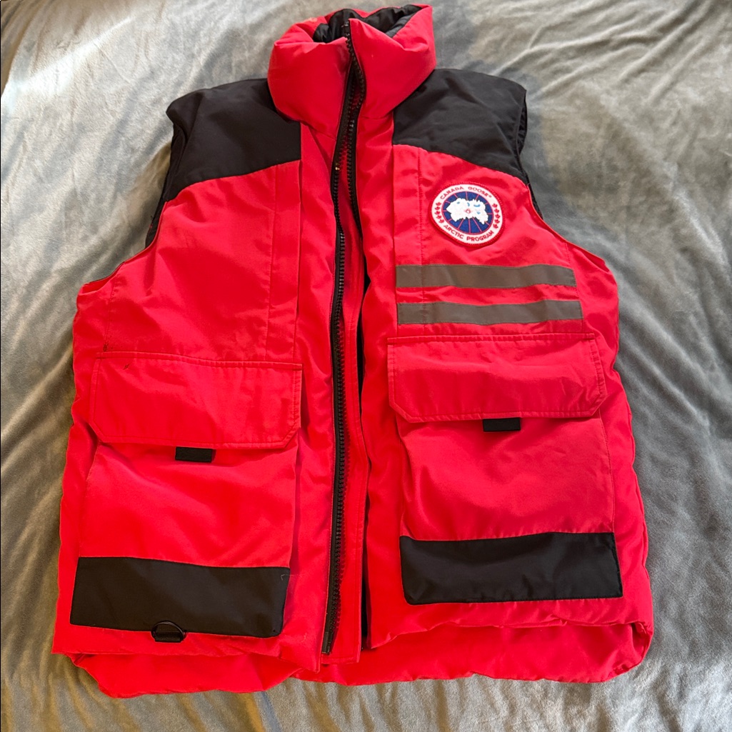Canada Goose Black And Red Jacket